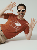 Load image into Gallery viewer, Own Every Moment - Burnt Orange Unisex Printed T-Shirt