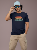 Load image into Gallery viewer, Be Kind - Navy Blue Unisex Printed T-Shirt
