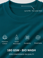 Load image into Gallery viewer, The Good Life - Petrol Blue Unisex Printed T-Shirt