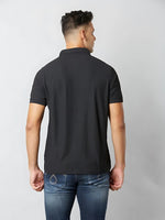 Load image into Gallery viewer, Black Polo T-shirt