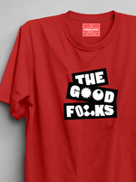 Load image into Gallery viewer, The Good Folks - Red Unisex Printed T-Shirt