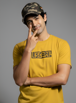 Load image into Gallery viewer, Escape - Mustard Unisex Printed T-Shirt