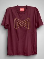 Load image into Gallery viewer, Maze - Maroon Unisex Printed T-Shirt