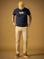 Load image into Gallery viewer, Smileys - Navy Blue Unisex Printed T-Shirt