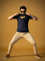 Load image into Gallery viewer, Smileys - Navy Blue Unisex Printed T-Shirt