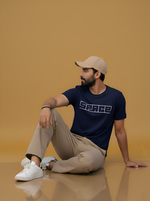 Load image into Gallery viewer, Space - Navy Blue Unisex Printed T-Shirt