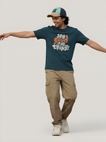 Load image into Gallery viewer, See Good - Petrol Blue Unisex Printed T-Shirt