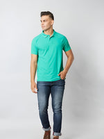 Load image into Gallery viewer, Emerald Green Polo T-shirt