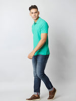 Load image into Gallery viewer, Emerald Green Polo T-shirt