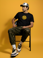 Load image into Gallery viewer, Tribe - Black Unisex Printed T-Shirt