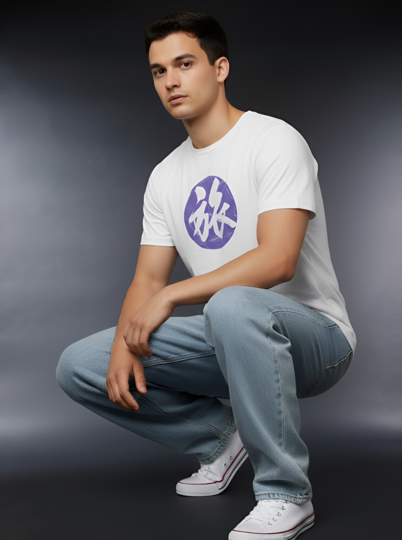 Travel In Japanese - White Unisex Printed T-Shirt