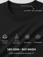 Load image into Gallery viewer, UHD Pattern - Black Unisex Printed T-Shirt