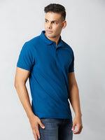 Load image into Gallery viewer, Rama Blue Polo T-shirt