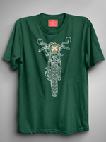 Load image into Gallery viewer, BULLET - Bottle Green Unisex Printed T-Shirt