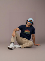 Load image into Gallery viewer, Be Kind - Navy Blue Unisex Printed T-Shirt