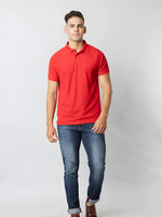 Load image into Gallery viewer, Arrow Red Polo T-shirt