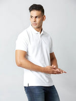 Load image into Gallery viewer, White Polo T-shirt