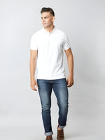 Load image into Gallery viewer, White Polo T-shirt