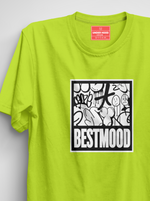 Load image into Gallery viewer, Best Mood - Neon Lime Unisex Printed T-Shirt