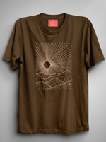 Load image into Gallery viewer, Sun Rise - Coffee Brown Unisex Printed T-Shirt