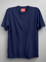 Load image into Gallery viewer, Solid Navy Blue Unisex T-Shirt