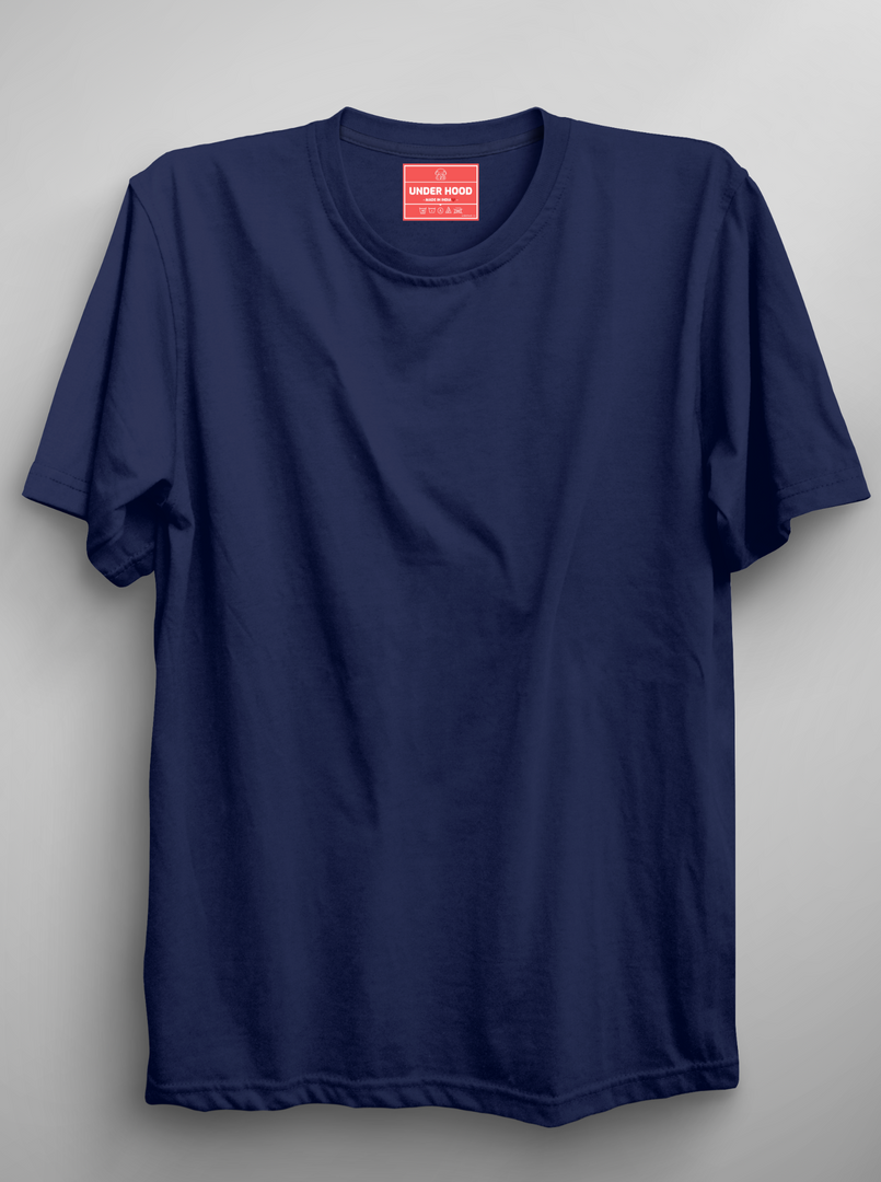 Solid Navy Blue Unisex T-Shirt