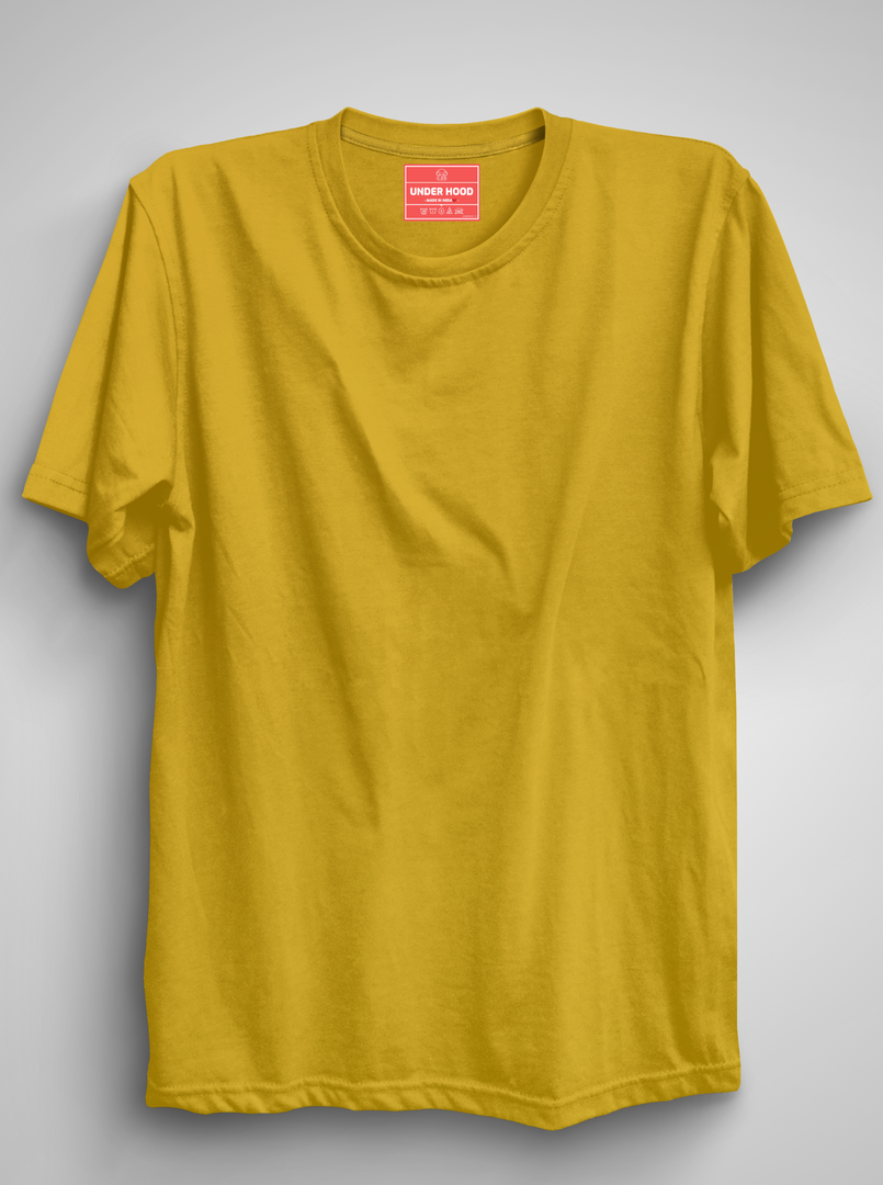 Solid Mustard Unisex T-Shirt