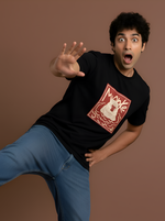 Load image into Gallery viewer, Monke - Black Unisex Printed T-Shirt