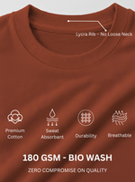Load image into Gallery viewer, Serial Chiller - Burnt Orange Unisex Printed T-Shirt