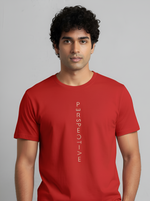 Load image into Gallery viewer, Perspective - Red Unisex Printed T-Shirt