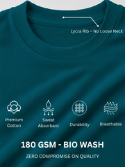 Solid Petrol Blue Unisex T-Shirt