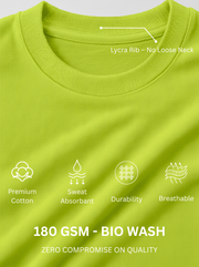 Solid Neon Lime Unisex T-Shirt