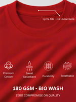 Load image into Gallery viewer, Dont Look Back - Red Unisex Printed T-Shirt
