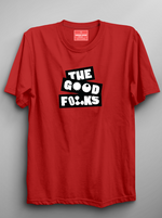 Load image into Gallery viewer, The Good Folks - Red Unisex Printed T-Shirt
