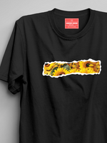 Load image into Gallery viewer, Sunburst Strip - Black Unisex Printed T-Shirt

