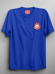 Hothead - Royal Blue Unisex Printed T-Shirt