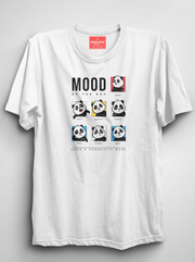 Pandastic - White Unisex Printed T-Shirt