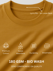 Solid Mustard Unisex T-Shirt