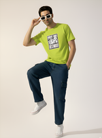 Load image into Gallery viewer, Best Mood - Neon Lime Unisex Printed T-Shirt
