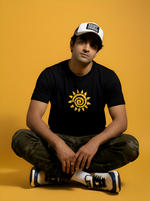 Load image into Gallery viewer, Tribe - Black Unisex Printed T-Shirt
