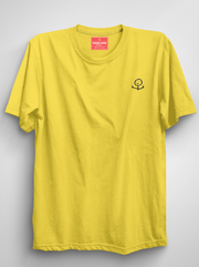 Flick You - New Yellow Unisex Printed T-Shirt