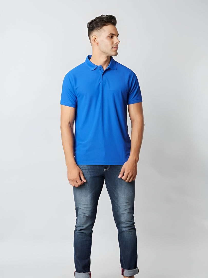 Imperial Blue Polo T-shirt