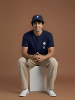 Load image into Gallery viewer, Give me space  - Navy Blue Unisex Printed T-Shirt
