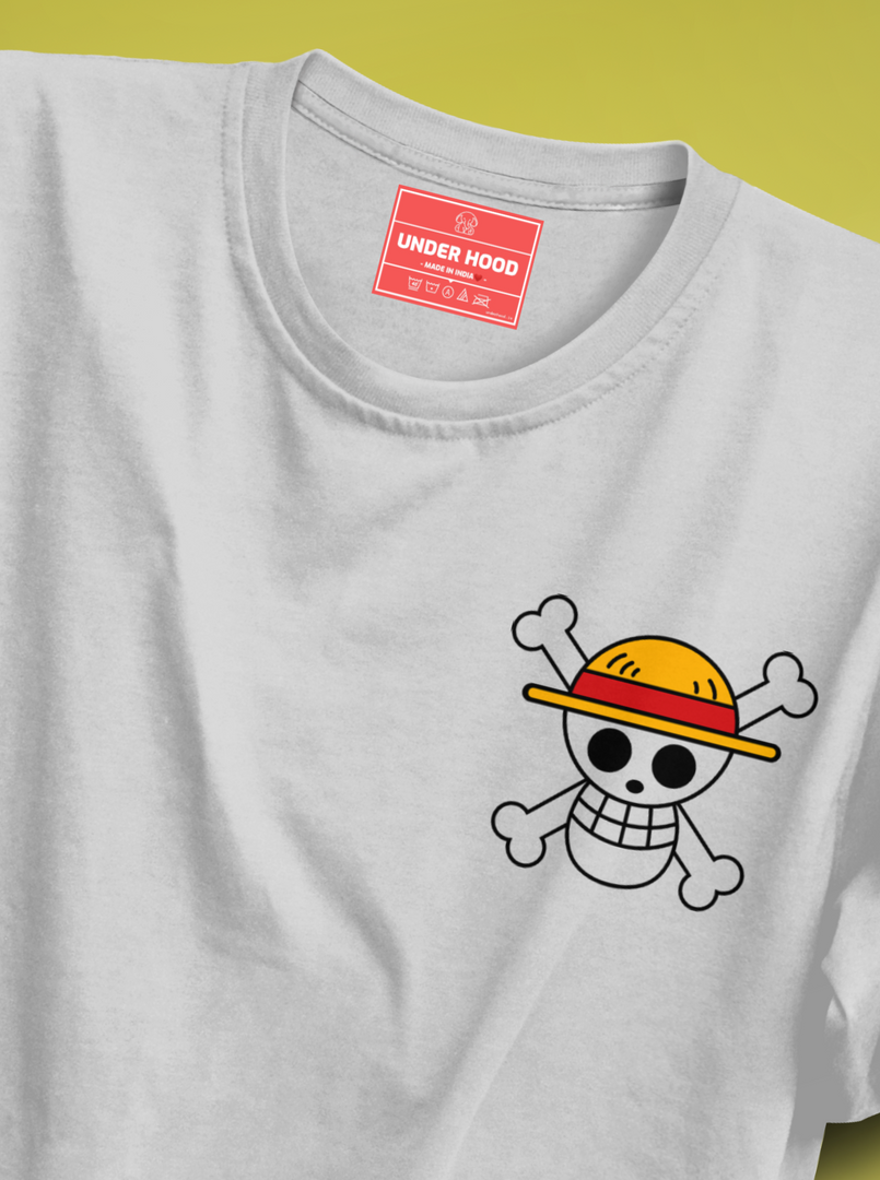 One Piece  - White Unisex Printed T-Shirt