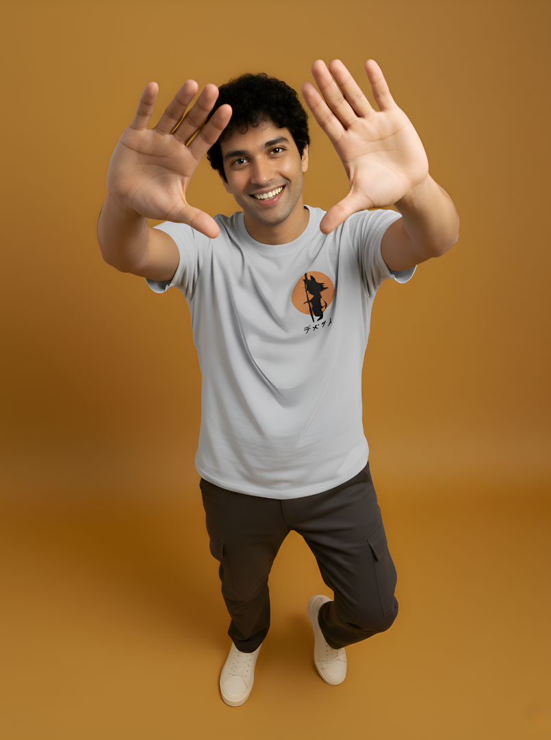 Dragon Ball Pocket  - White Unisex Printed T-Shirt