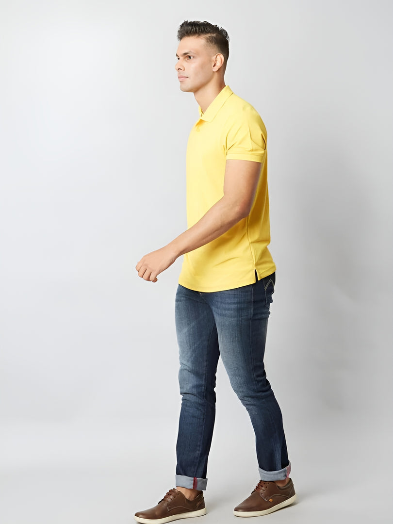 Chrome Yellow Polo T-shirt