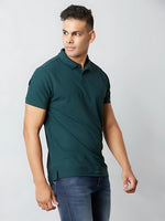 Load image into Gallery viewer, Pine Green Polo T-shirt
