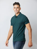 Load image into Gallery viewer, Pine Green Polo T-shirt
