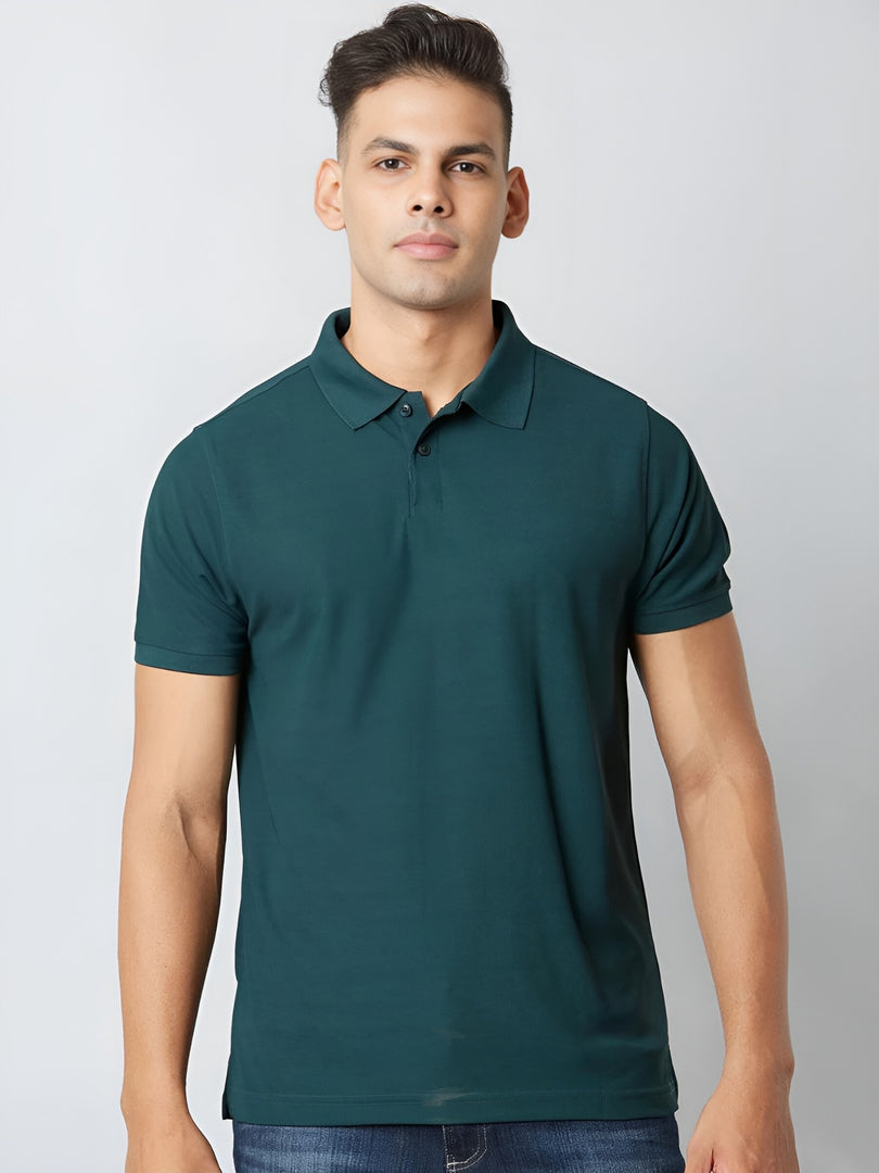 Pine Green Polo T-shirt