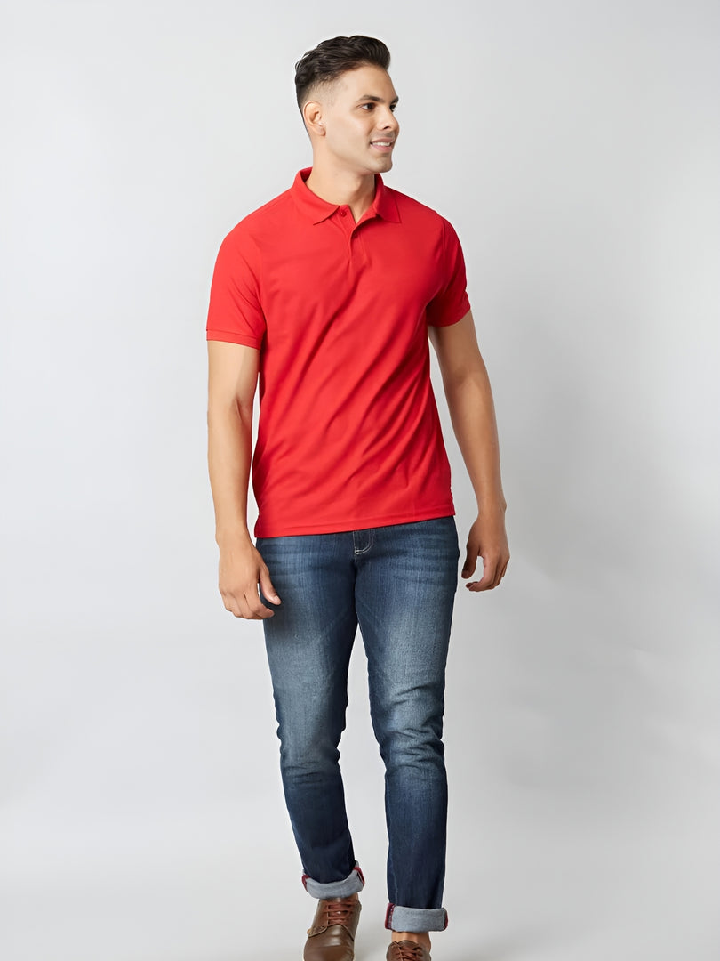 Arrow Red Polo T-shirt